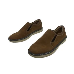 Johnston & Murphy Boys Brown Slip On Loafer Sandals Size 3 Preowned - Picture 1 of 6