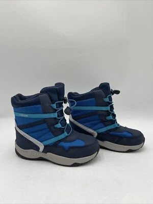 Geox Boys J Sentiero Boy B Abx Ankle Boots Blue Size 13 - Image 1 of 4