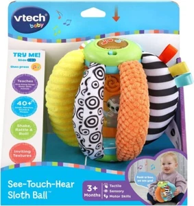 VTech See-Touch-Hear Sloth Ball - English Edition new! - Picture 1 of 4
