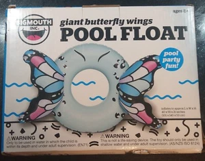 NUEVO EN CAJA PISCINA FLOTANTE BIGMOUTH MARIPOSA DIVERSIÓN EDADES 8+ - Imagen 1 de 1