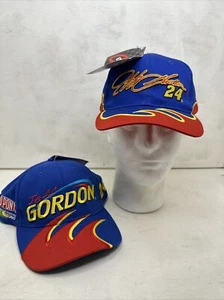 2-NWT Vintage NASCAR Jeff Gordon Snapback COMPETITORS VIEW - DuPont Racing hats - Picture 1 of 4