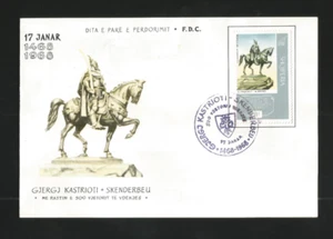 Albania 1968 FDC Scanderbeg 500-th Anniversary of Death Full Set Booklet - Picture 1 of 3