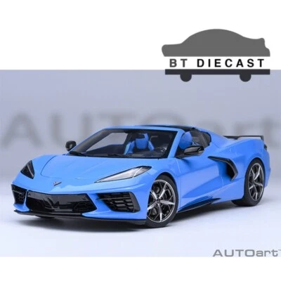 AUTOart CHEVROLET CORVETTE C8 STINGRAY Z51 1/18 RAPID BLUE 71281 - Image 1 of 4