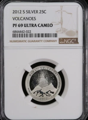 2012-S ATB Silver Quarter. NGC PF69. Affordable Collectible Coin. Store #15813 - Image 1 of 3