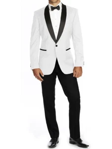 Men's Shawl Lapel Runway Tuxedo - Picture 1 of 30