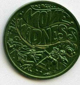 Mardi Gras Doubloon Krewe of Atlas 1977 Aluminum Green - Picture 1 of 2