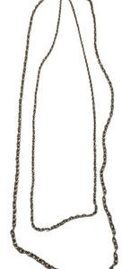 Collar Vintage Sarah Coventry Doble Hilo Tono Plata - Imagen 1 de 4