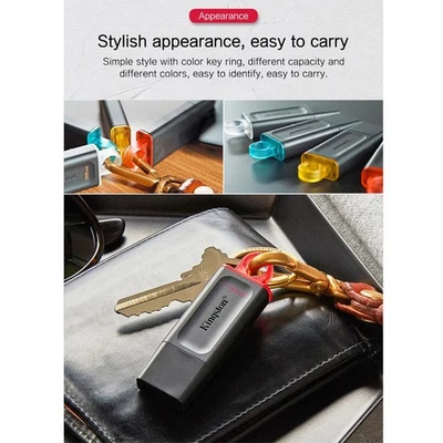 Kingston 64GB Thumb/Pen/Jump/USB Flash Drive Stick Data Traveler Exodia 2PCS - Image 1 of 4