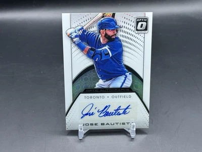 2016 Panini Optic Baseball Jose Bautista #OA-JO Auto Blue Jays - Image 1 of 2