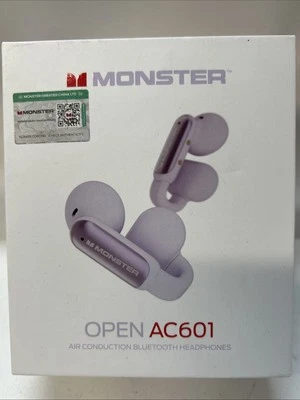 Monster Wireless Earbuds Open AC601, Comfort Clip-On Bluetooth Earbuds, Purple - Image 1 of 4