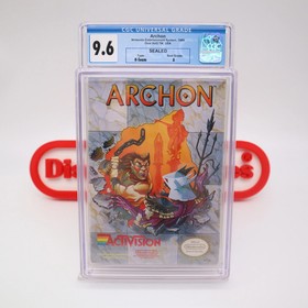 NES Nintendo Game ARCHON - A BATTLE CHESS GAME - CGC GRADED 9.6 A! NEW & Sealed!