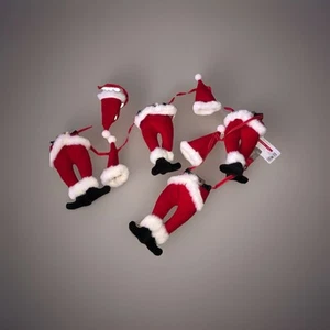 Guirnalda de Navidad de Papá Noel de 6 pies decoración navideña - Imagen 1 de 10