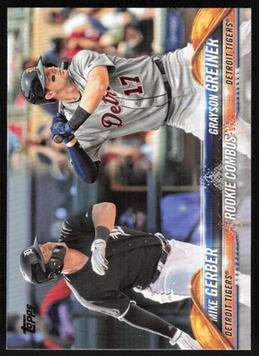2018 Topps Update #US36 Mike Gerber / Grayson Greiner   - FREE SHIPPING - Image 1 of 2
