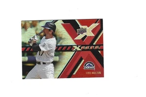 2008 Upper Deck X Xponential #HE Todd Helton  COLORADO  ROCKIES - Picture 1 of 2