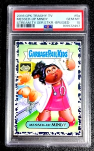 PSA 10 GEM MINT TOPPS MESSED-UP MINDY 2016 TRASHY TV GARBAGE PAIL KIDS G5955 - Picture 1 of 2