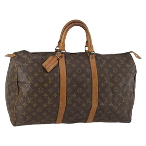 LOUIS VUITTON Monogram Keepall 50 Boston Bag M41426 LV Auth 143743 - Picture 1 of 24