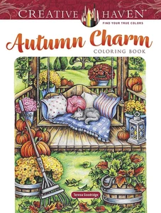 Autumn Charm Coloring Book for Adults - Foto 1 di 12