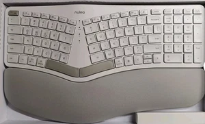 Nulea RT05 Wireless Ergonomic Keyboard, Split Keyboard with Wrist Rest White BOX - Picture 1 of 4