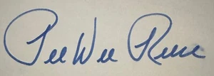๐ Pee Wee Reese Autographed 3x5 Index Card Signed 100% Authentic. ๐ - Picture 1 of 2