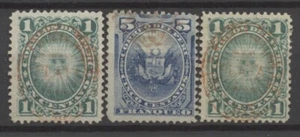 Nº: 124498 - PERÚ - LOTE DE 3 SELLOS ANTIGUOS!! - Imagen 1 de 1