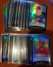 2001 Bowman Chrome Baseball RC Refractor SP Complete Your Set You Pick Any Card