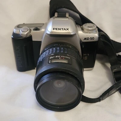 Pentax MZ-50 SLR 35mm Film Camera. Shutter Does Not Open. Parts Only. - Image 1 of 4