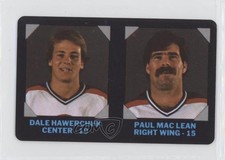 1985-86 7-Eleven NHL Collectors' Series Dale Hawerchuk Paul MacLean #21 HOF