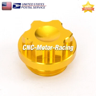 CNC Engine Oil Filler Tank Cap For Yamaha YZF R1 1998-2003 2007-2012 Aluminum - Image 1 of 4
