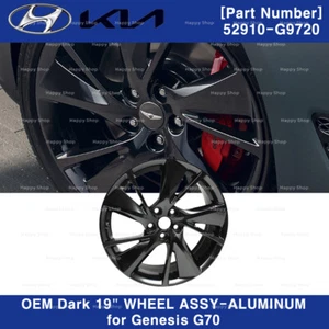 52910G9720 OEM Front 19" WHEEL ASSY-ALUMINUM 1EA for Hyundai Genesis G70 19-24 - Photo 1 sur 3