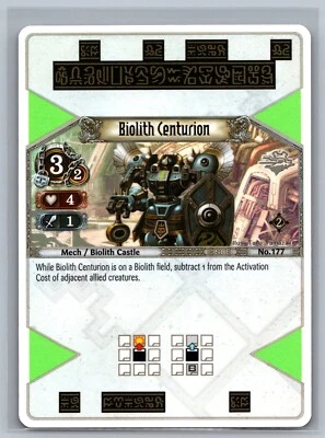 The Eye of Judgment Biolith Centurion #177 Sony PS3 Biolith Rebellion Set 2 - Image 1 of 2