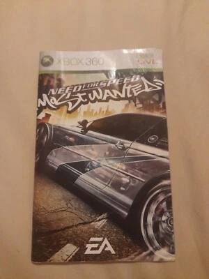 MANUAL ONLY - Need For Speed Most Wanted 2005 - Xbox 360 PAL / UK - Image 1 of 3