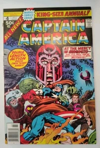 Captain America King-Size Annual #4 Sehr guter Erhaltungszustand Marvel Comic Magneto Cover Kirby - Bild 1 von 21