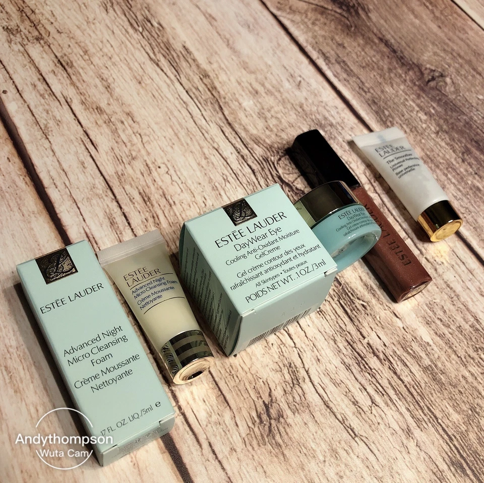 Conjunto de 4 Estée Lauder: The Smoother+ Brilho Esculpido+Espuma de Limpeza+Roupa de Dia Olho - Imagem 1 de 4