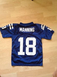 Indianapolis Colts Peyton Manning football jersey youth small 8 Reebok - Picture 1 of 6