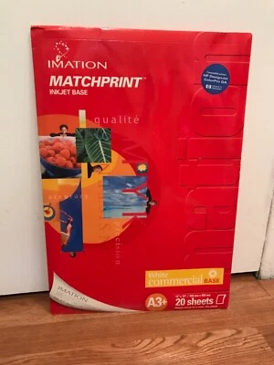 Imation Photo paper 13x19 Matchprint 20 sheets inkjet base White - Image 1 of 4