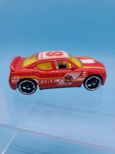 2016 Hot Wheels Dodge Charger SRT8 Fire Department Treasure Hunt Red Loose - Picture 1 of 6