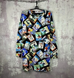 Love Moshino Dress Vintage Y2K Monogram Logo Luxury Women's Shirt Size 8 - Picture 1 of 8