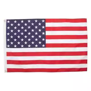 BANDERA DE ESTADOS UNIDOS AMÉRICA ESTRELLAS Y RAYAS ESTRELLA LENTEJUELAS BANDERA 3x2 - Imagen 1 de 1