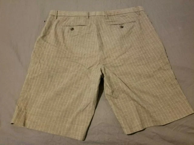 Mens Banana Republic Linen Shorts 36 Khaki Chino 38 - Image 1 of 4