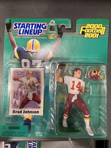 Brad Johnson 2000 Starting Lineup SLU Washington Commanders Redskins Cover