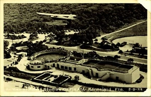 Postal con foto real RPPC Aerial View Marine Studios Marineland Florida - Imagen 1 de 2