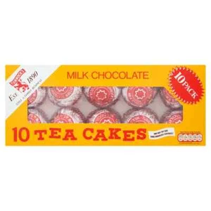 Tunnock's Milk Chocolate Tea Cakes Multipack, 10 Cakes 24g - Picture 1 of 2