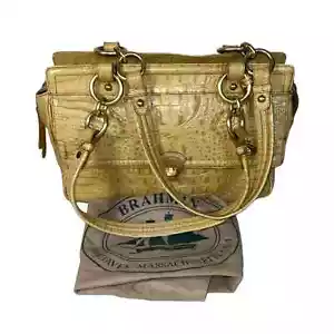 Brahmin Vintage Colette Melbourne Leder Schultasche seltener Fund - Bild 1 von 16