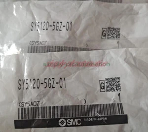 ONE SMC SY5120-5GZ-01 Solenoid Valve New - Picture 1 of 1