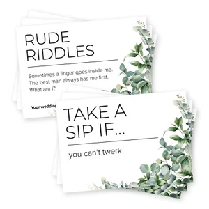 Drink If Game | What Am I Rude Riddles | Hen Party Games | Drinking Games Bundle - Picture 1 of 17