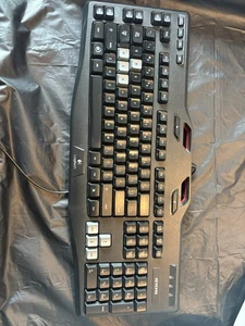 Logitech G105 Wired Gaming Keyboard LED Backlit, Programmable, Black/Red - Picture 1 of 2