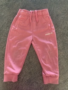 Authentic Addidas Toddler Blush Pink Jogging Pants - Picture 1 of 4