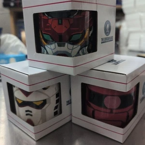 Gundam Base Limited Face Mug Zaku Gundam Char GQuuuuuX 3er Set Japan Neu Tasse - Bild 1 von 1