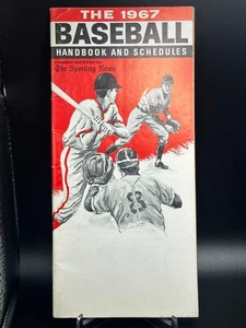 1967 MLB Baseball Handbook Schedule The Sporting News - Picture 1 of 3