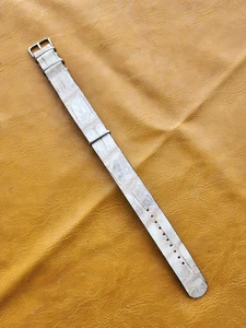 Size 20/20mm Himalaya 100% Genuine ,Real EXOTIC Leather Skin Watch Strap Band - Picture 1 of 16